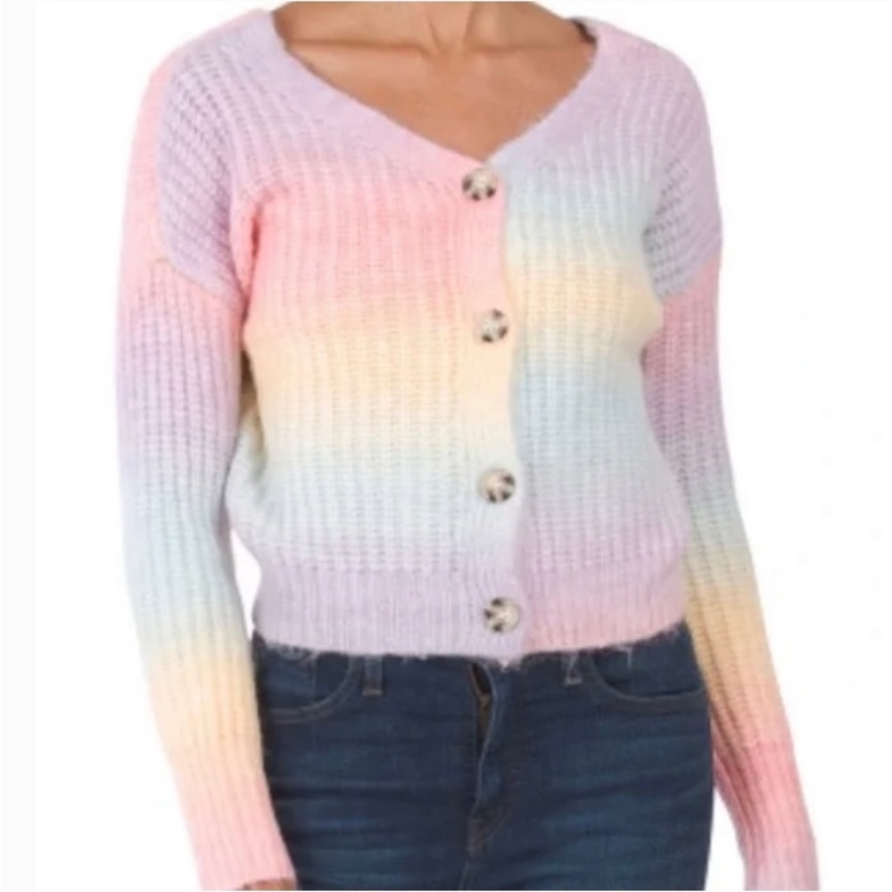 Jessica Simpson Medium Rainbow 🌈 Knitted Sweater